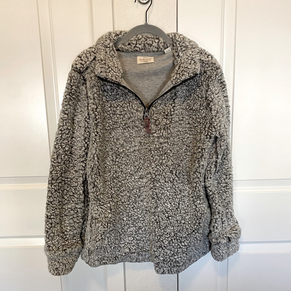 Sherpa Quarter Zip Sweatshirt
